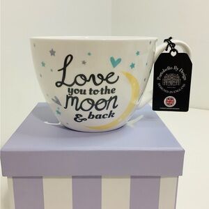 Portobello By Design “Love You to the Moon & Back”..Bone China Mug. NEW